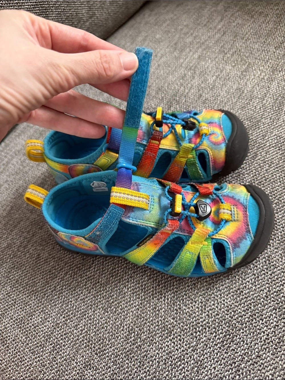 Keen Little Kids Seacamp II CNX  Tie-Dye Sandals 13C Used - Picture 10 of 17